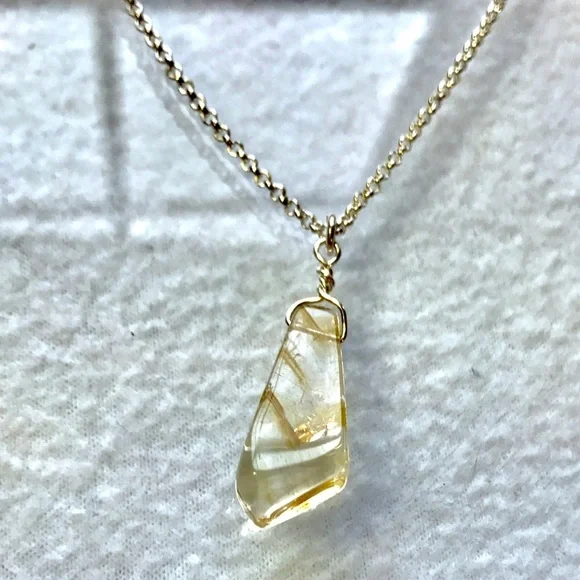 Stylish Genuine Citrine Pendant! - Picture 5 of 5